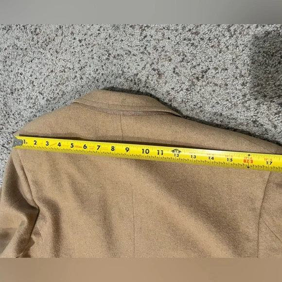 READGATE‎ EXCLUSIVELY ROBINS 100% Real Camel hair coat/ blazer in beige cream